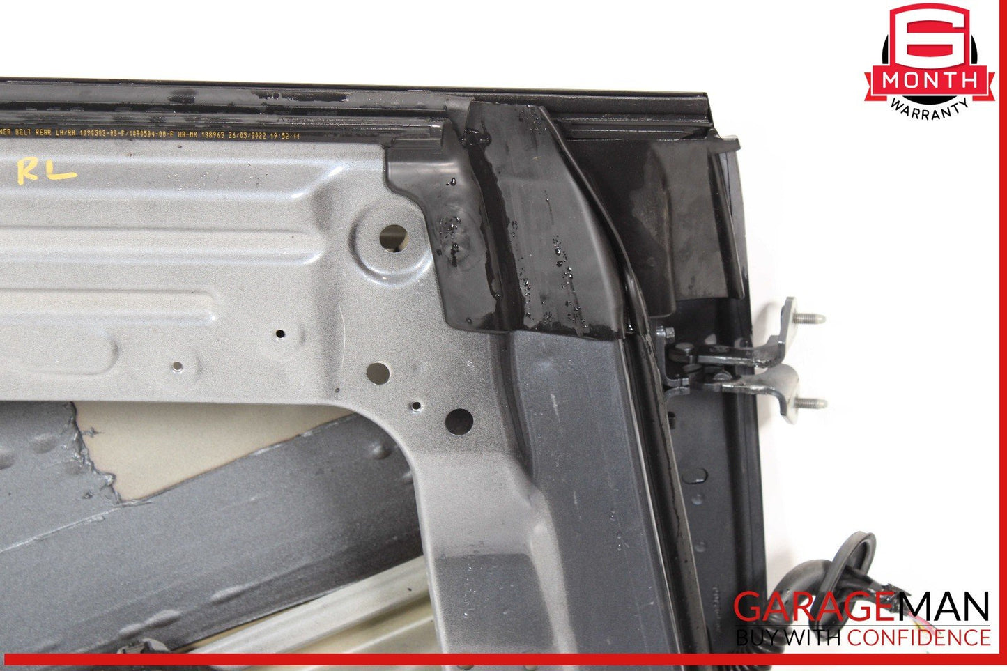 17-23 Tesla Model 3 Rear Left Driver Side Door Shell Panel OEM