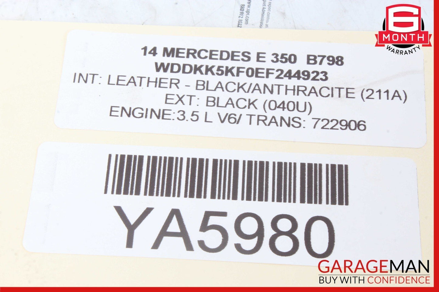 10-16 Mercedes W207 E350 Front Right Side Seat Belt Seatbelt Retractor OEM