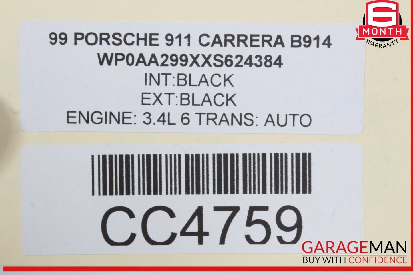 97-05 Porsche Carrera 911 996 Front Subframe Crossmember Sub Frame Bar OEM