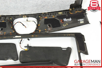 2003 Mercedes R230 SL500 Designo Headliner Set Visors OEM