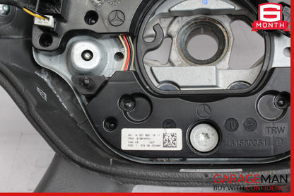 07-10 Mercedes W221 S550 CL550 Steering Wheel Black 2218201611 OEM
