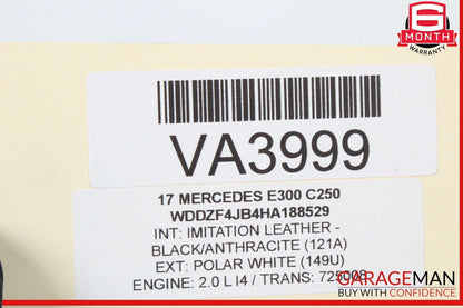 17-19 Mercedes W213 E300 Rear Sam Signal Activation Module 2139003611 OEM