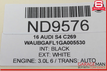 08-18 Audi S4 Q5 A4 A5 Rear Left Driver Side Exterior Door Handle White OEM