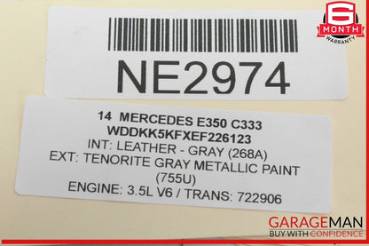 11-17 Mercedes W207 E350 E550 E400 Left or Right Side Bow Tension Cylinder OEM
