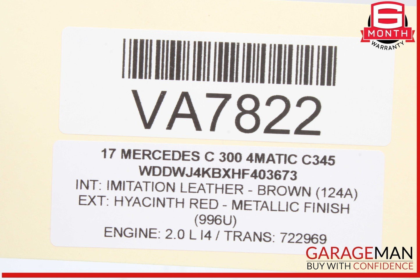 15-20 Mercedes W205 C300 C350e C400 A/C AC Heater Climate Control Switch OEM