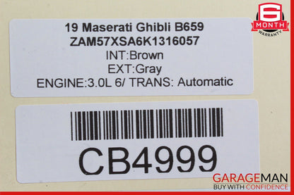 17-22 Maserati Ghibli M157 Quattroporte Rear Left Spindle Knuckle Hub Bearing