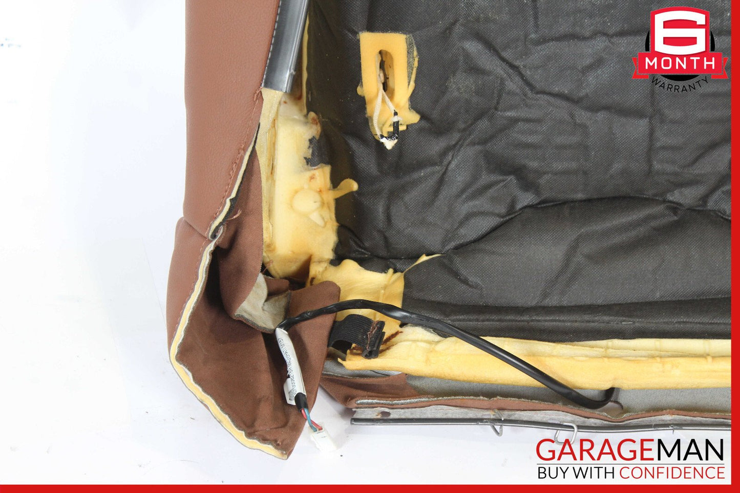 14-17 Maserati Ghibli M157 Front Right Top Upper Seat Cushion Brown OEM