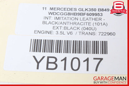 08-14 Mercedes X204 GLK350 C300 Gear Shift Shifter Selector Indicator Boot Knob