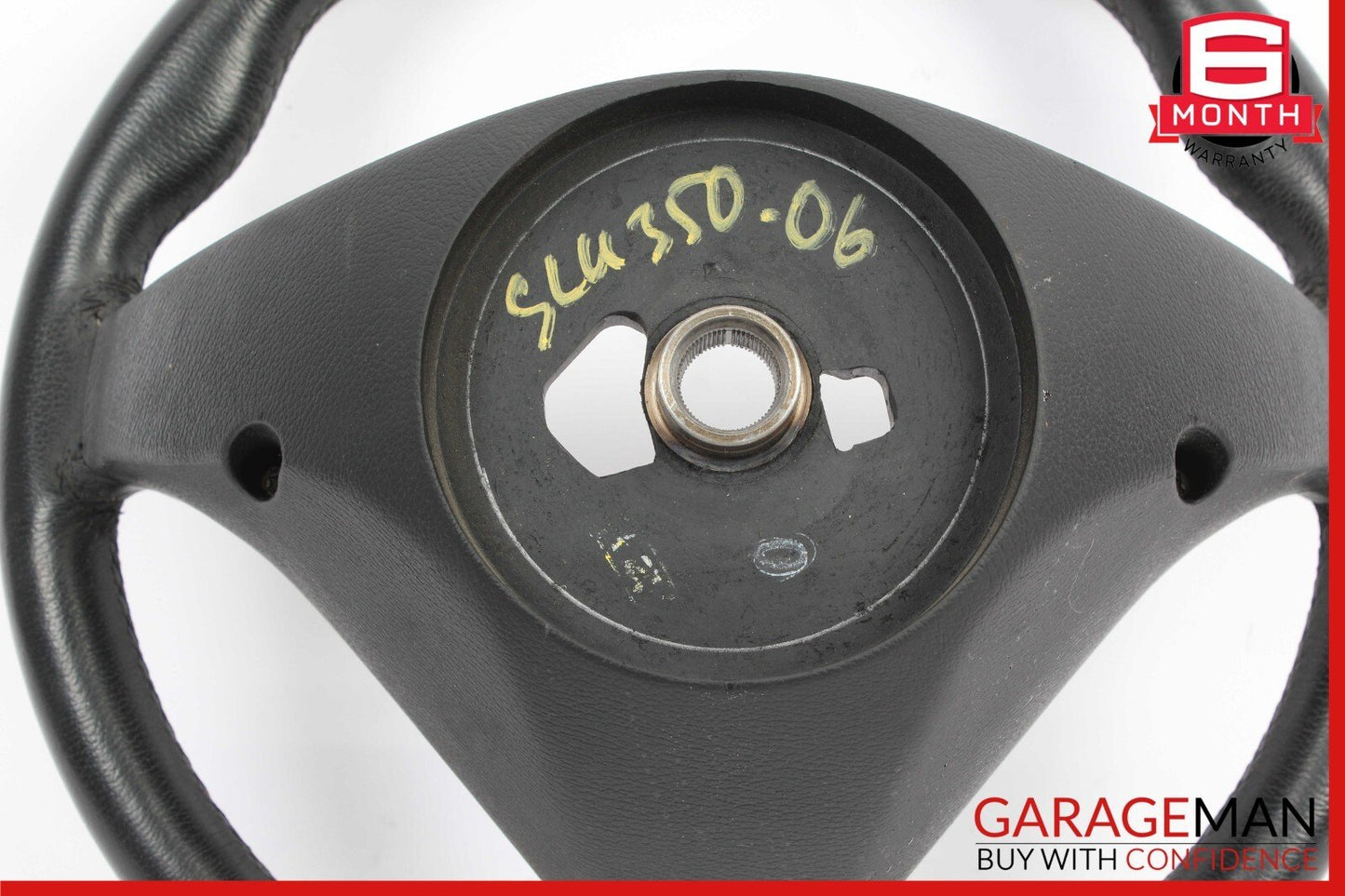 05-07 Mercedes R171 SLK350 C230 C280 3 Spoke Steering Wheel 1714600103 Black OEM