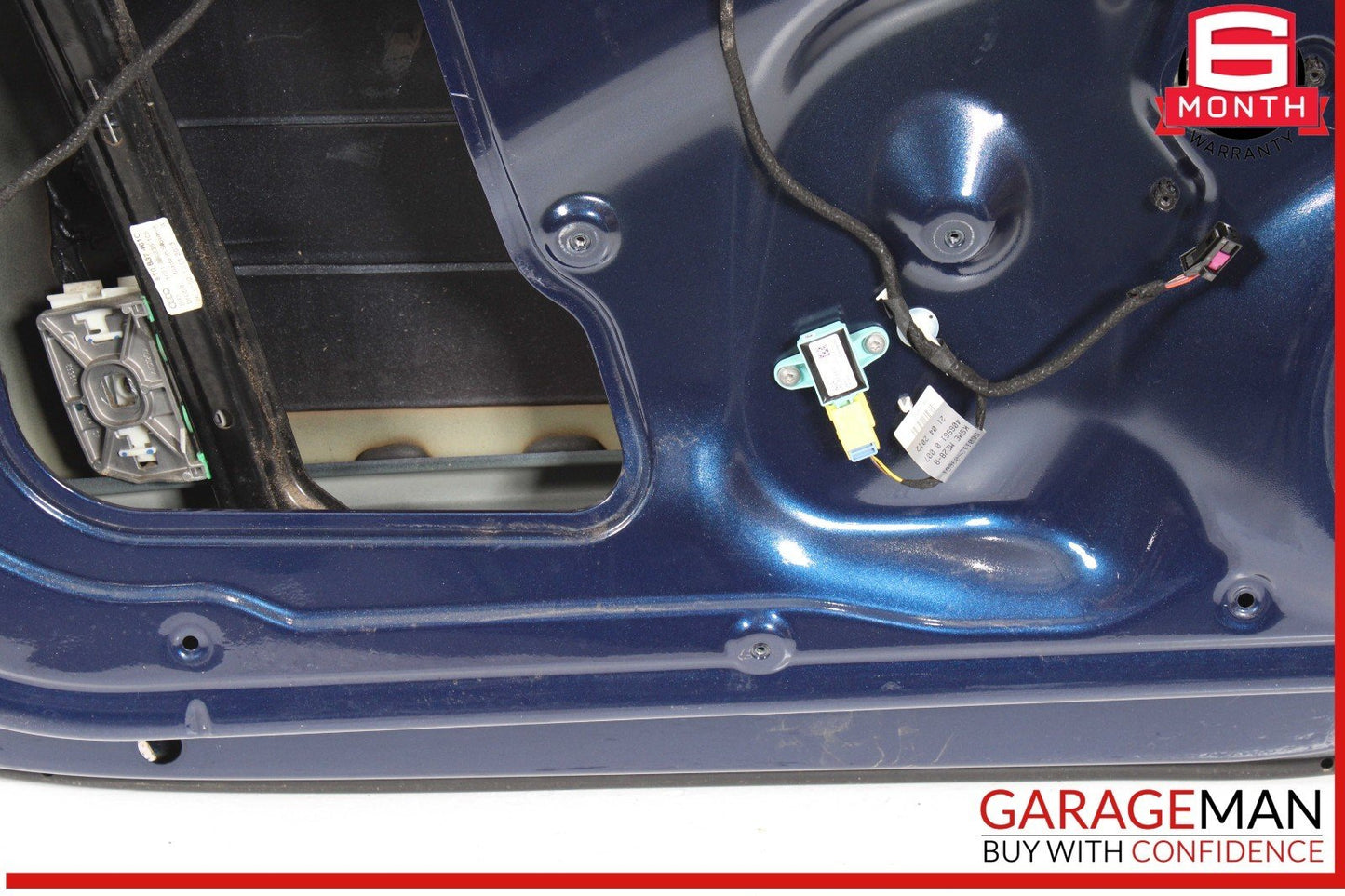 08-17 Audi A5 S5 Front Left Driver Side Door Shell Blue OEM