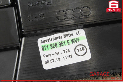 09-16 Audi A4 A5 Front Center Dash Dashboard AC A/C Air Vent Trim Grille Panel
