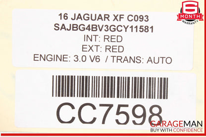 16-18 Jaguar XF Rear Right Side Spindle Knuckle Hub Bearing Assy OEM