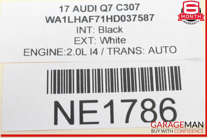 17-24 Audi Q7 Dash Dashboard Glove Box Storage Compartment Black 4M1857035D OEM