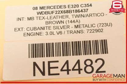 07-09 Mercedes W211 E320 E350 E550 AC A/C Climate Control Switch 2118301690 OEM