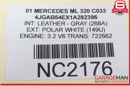 98-05 Mercedes W163 ML320 ML55 AMG CD Changer 6 Disk Player OEM