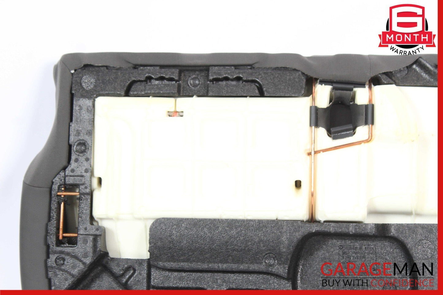 15-18 Porsche Macan Rear Lower Bottom Seat Cushion Bench Grey OEM