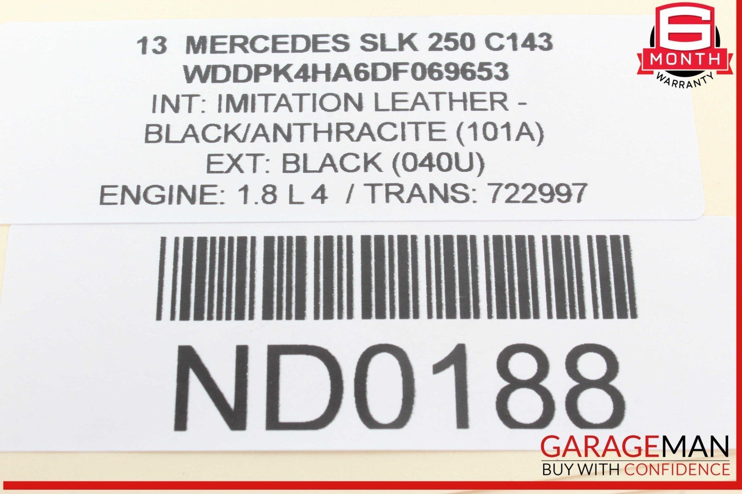 08-18 Mercedes R172 SLK250 Front Left Driver Side Seat Control Module OEM