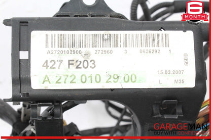 07-12 Mercedes W209 CLK350 C350 Engine Motor Wire Wiring Harness 2721590125 OEM