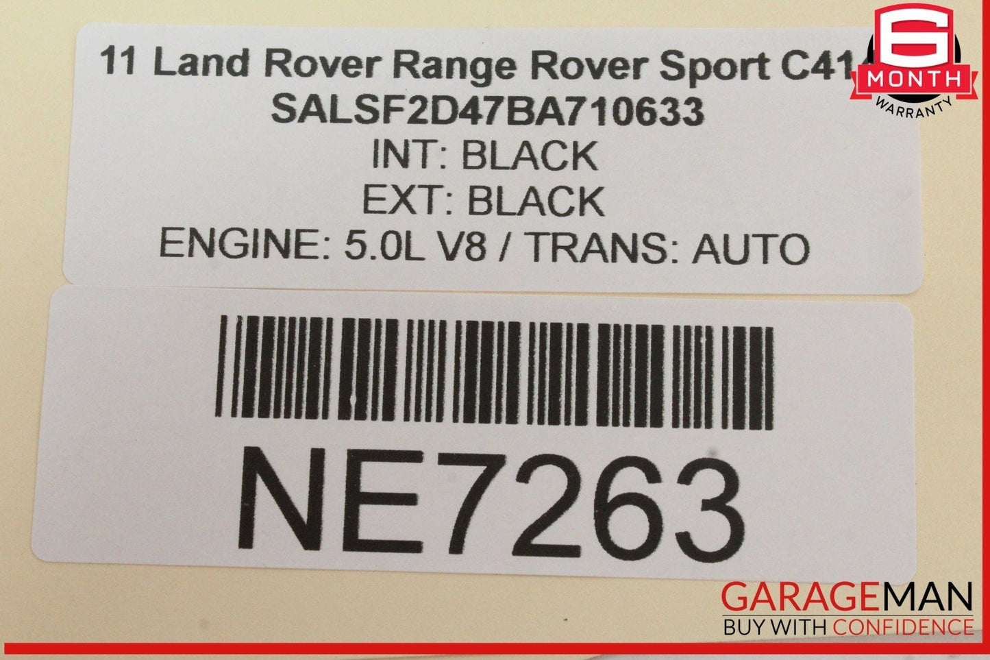 10-13 Land Rover Range Rover Sport Rear Glass Windshield Wiper Motor OEM