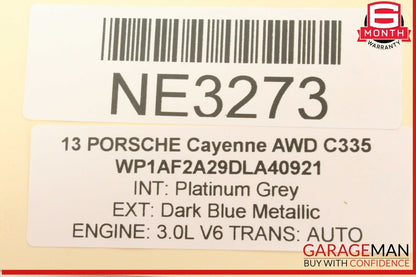 11-18 Porsche Cayenne 958 AWD Front Left Driver Side Exterior Door Handle OEM