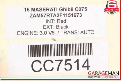 14-22 Maserati Ghibli M157 Front Suspension Strut Tower Bar Brace OEM