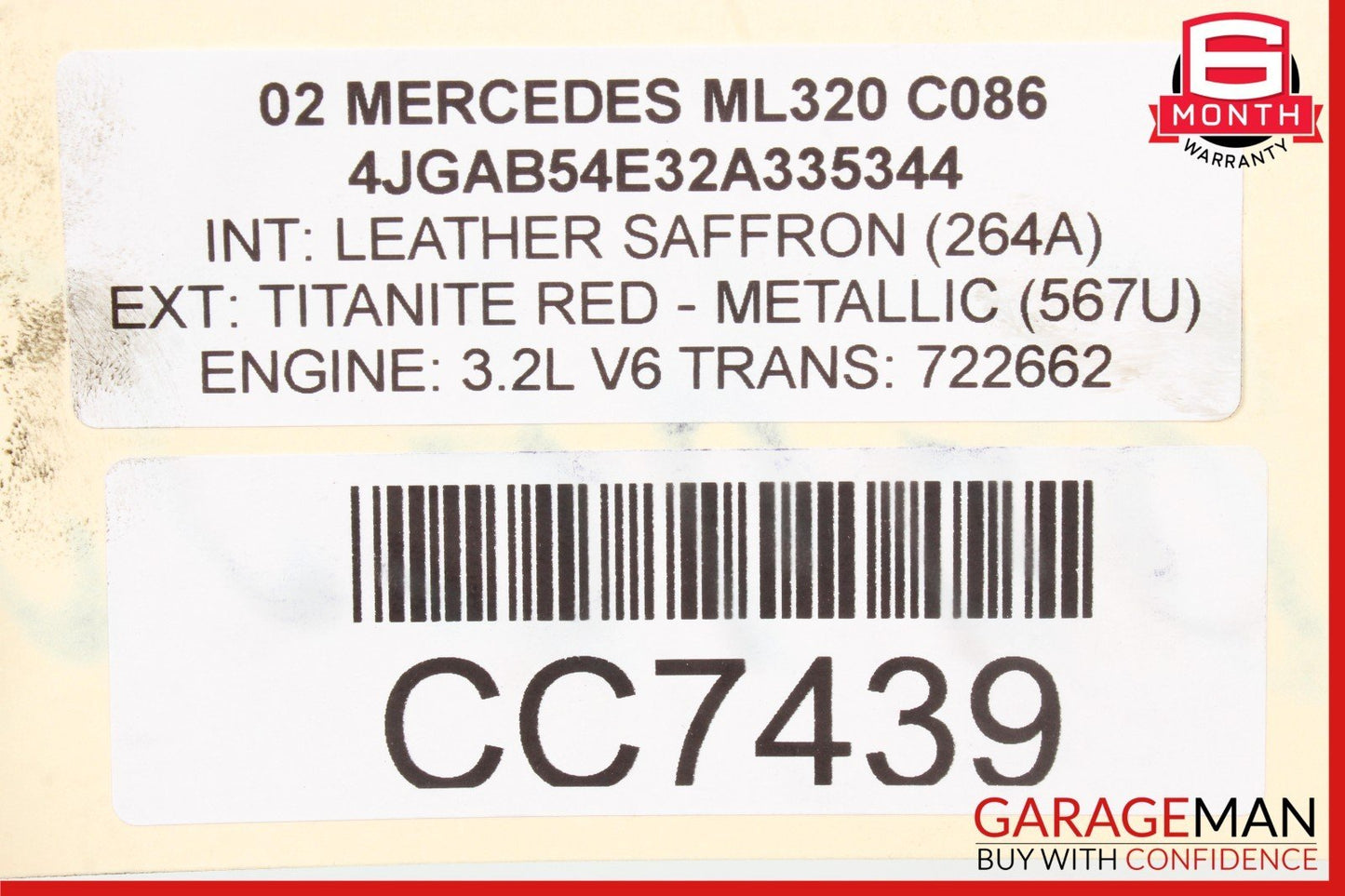 98-05 Mercedes W163 ML320 ML350 Rear Differential Axle Carrier Assy 3.70 Ratio