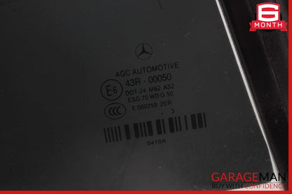11-17 Mercedes W207 E350 E400 Convertible Rear Right Quarter Window Glass OEM