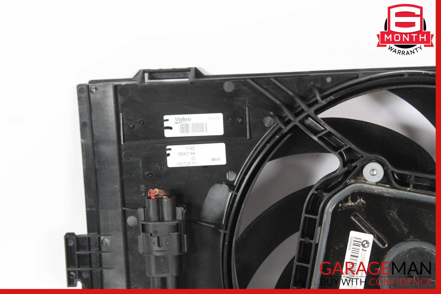 14-21 BMW i3 I01 Hybrid Radiator Cooling Fan Motor Shroud 8641949 OEM