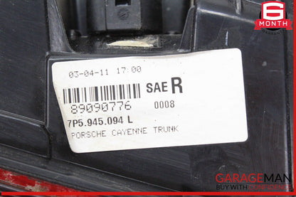 11-14 Porsche Cayenne 958 Rear Right Passenger Side Inner Tail Light Lamp OEM