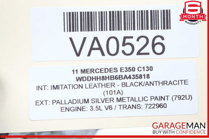 05-13 Mercedes W212 E350 S550 Front Right Engine Timing Chain Cover Plate OEM