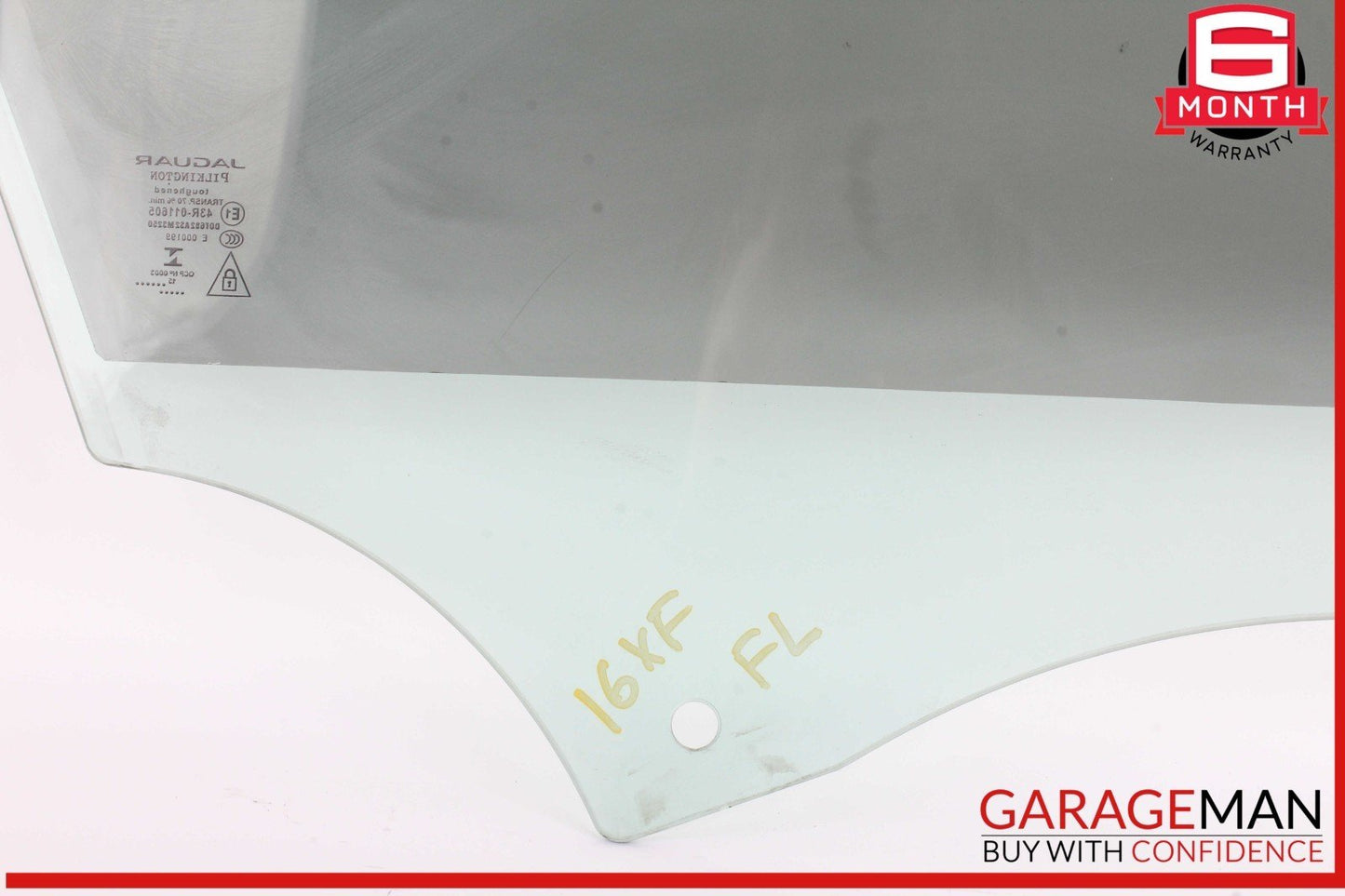 16-22 Jaguar XF Front Left Driver Side Door Window Auto Glass OEM