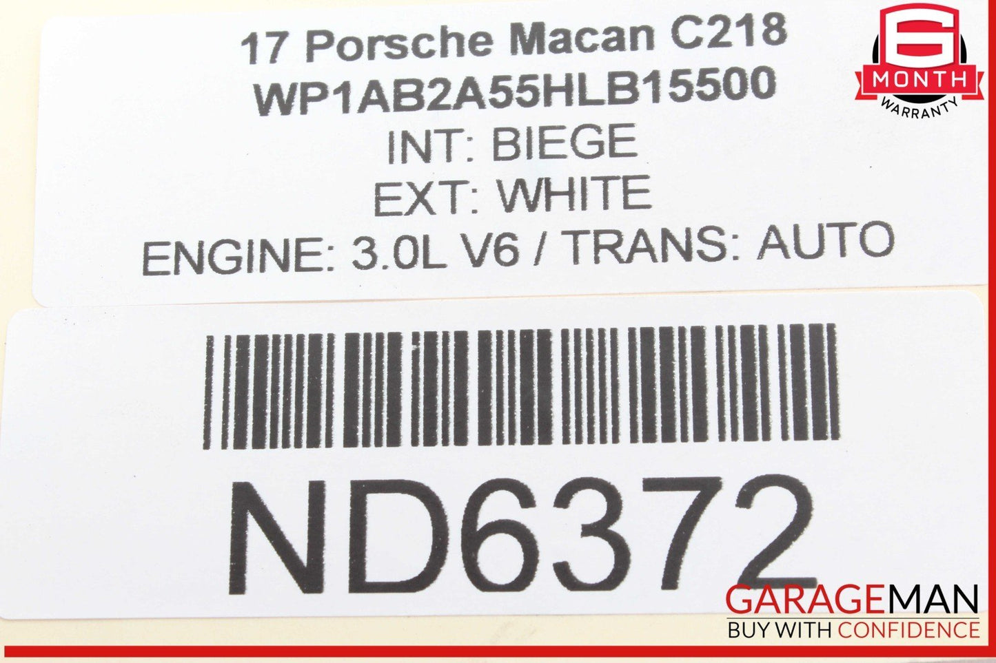 11-18 Porsche Macan 95B Cayenne 958 Engine Motor Starter 94860421401 OEM
