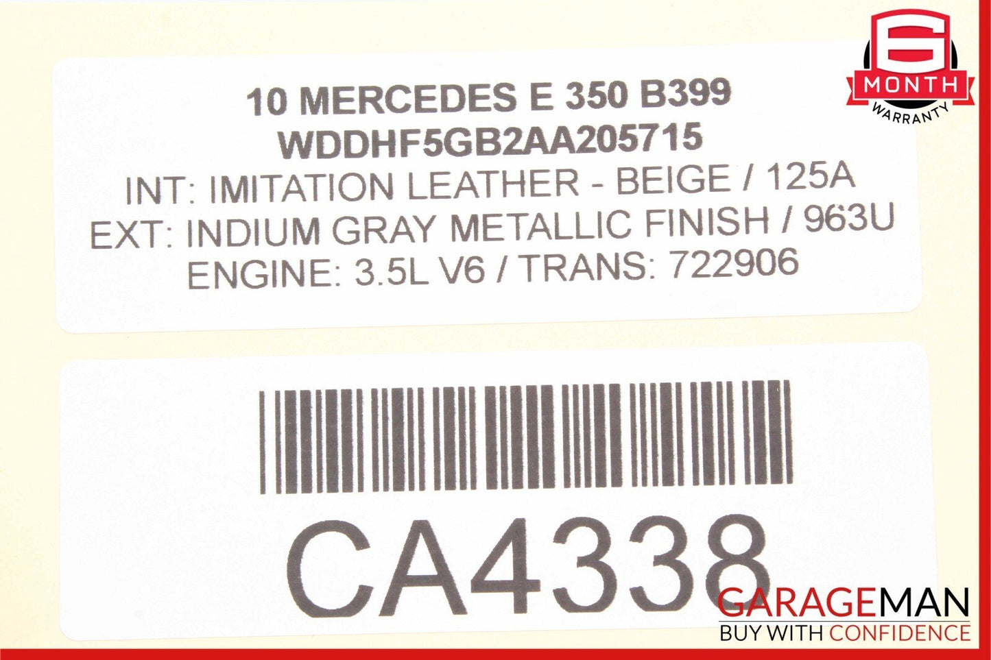 08-18 Mercedes W212 E350 C300 CLS400 Front Right Side Door Lock Latch Actuator
