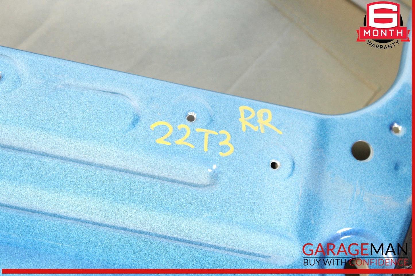 17-23 Tesla Model 3 Rear Right Passenger Side Door Shell Panel OEM