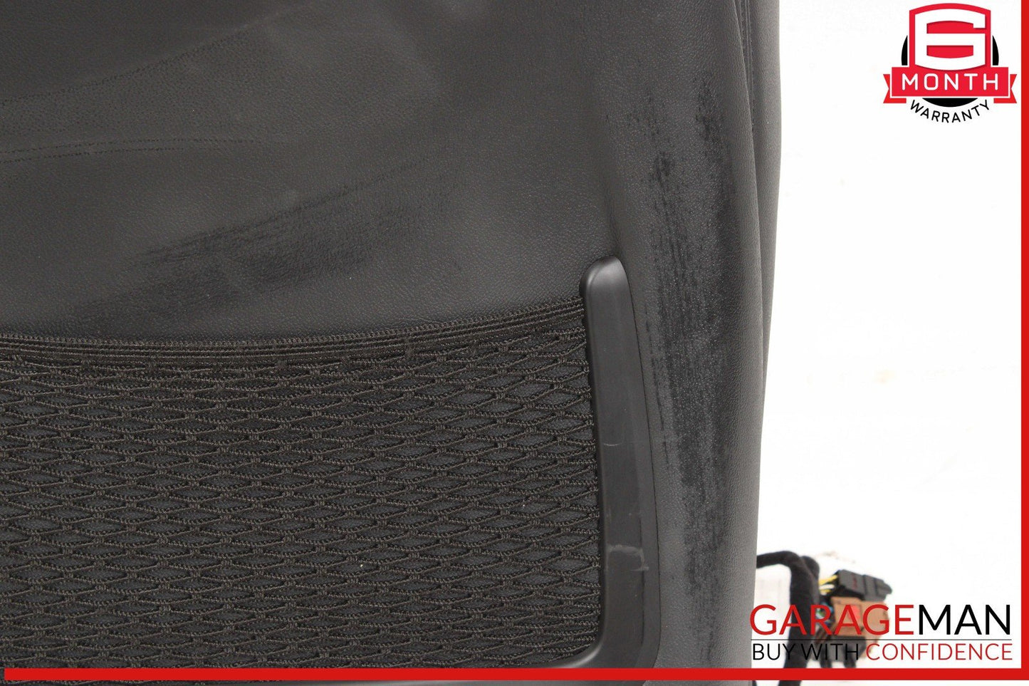 14-17 Maserati Ghibli Front Left Driver Side Top Upper Seat Cushion Cover Black