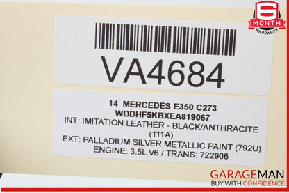 08-18 Mercedes W212 E350 C250 C300 Front Left Side Seat Control Module Unit OEM