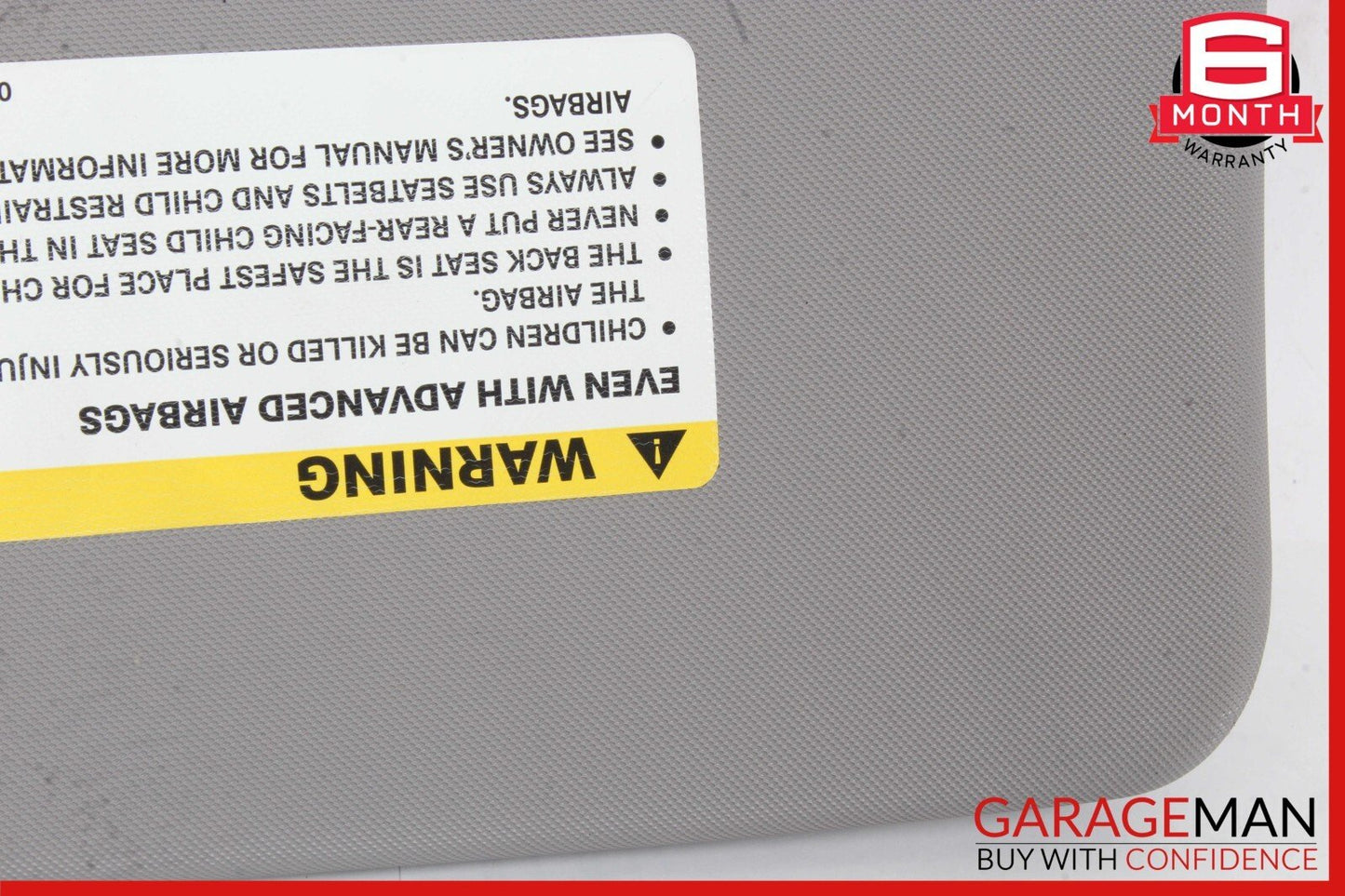 17-22 Alfa Romeo Giulia Front Right Passenger Side Sun Visor Sunvisor OEM