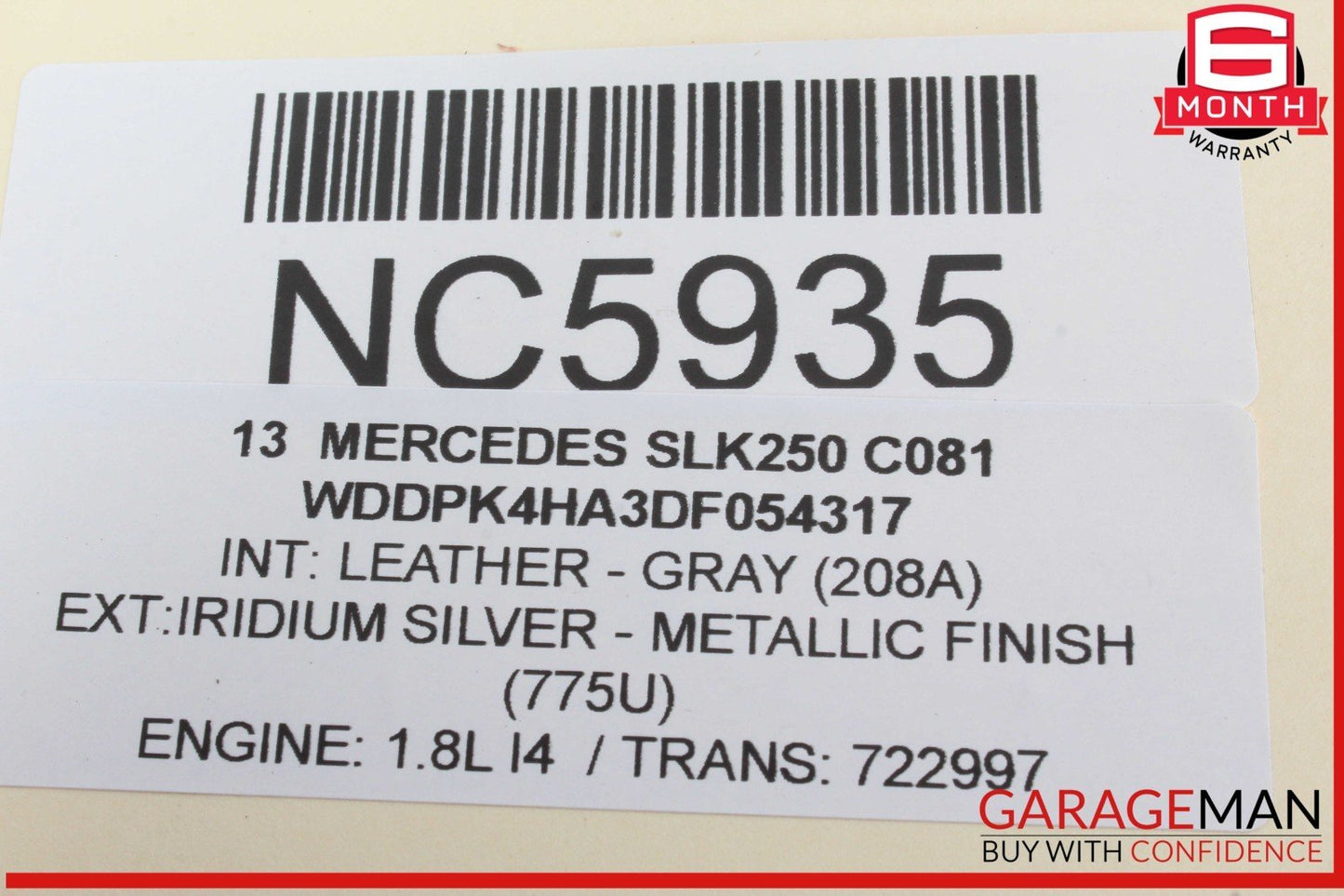 12-20 Mercedes R172 SLK250 SLK350 SLC43 AMG Front Dashboard A/C Air Vent Trim