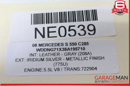 07-09 Mercedes W221 S550 S450 Headunit Head Unit Comand Command CD Navigation OEM