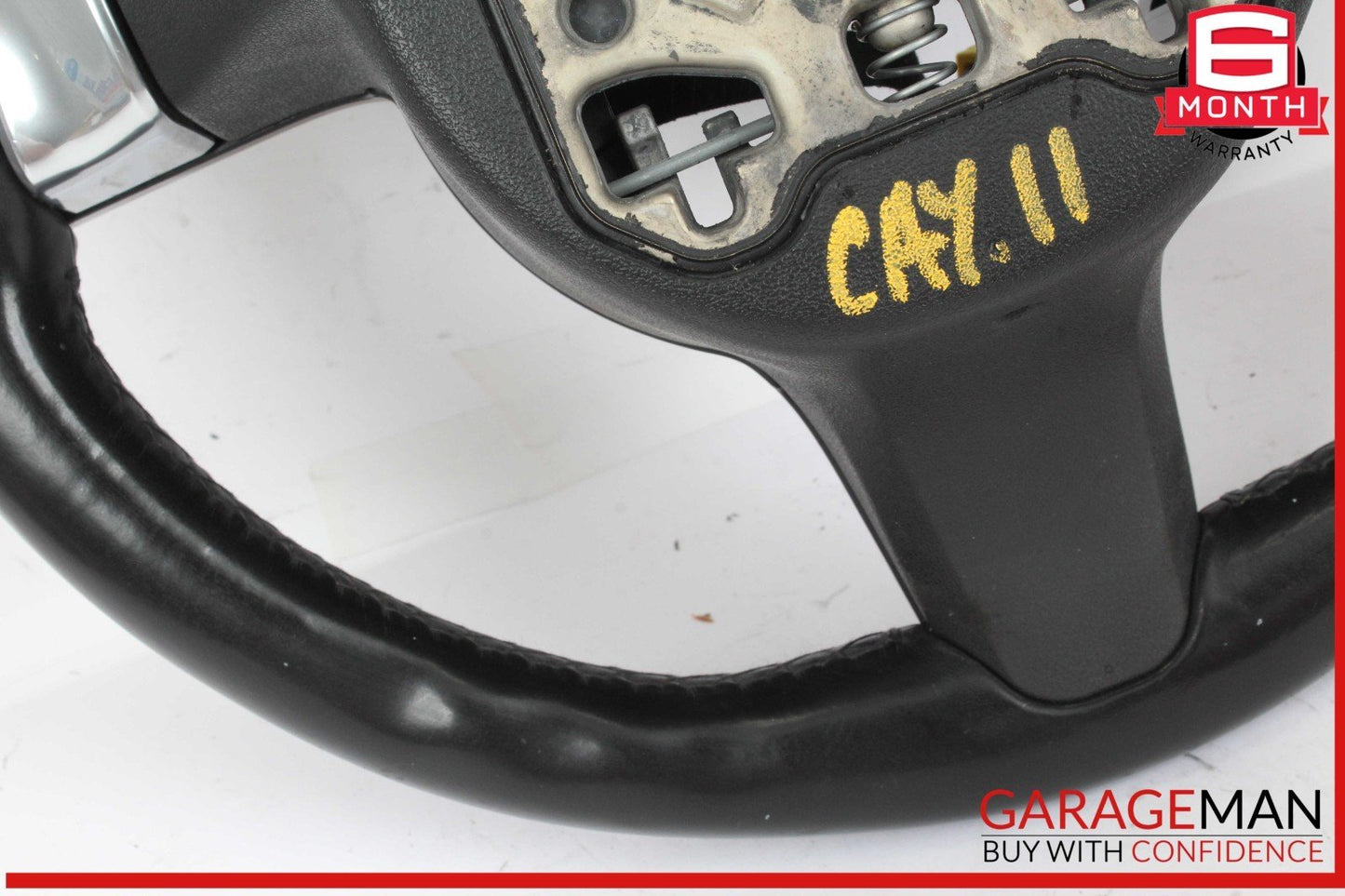 11-14 Porsche Cayenne 958 Steering Wheel w/ Paddle Shifters Black OEM