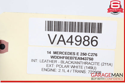 08-17 Mercedes W212 E250 C300 SLK250 CLS550 Trunk Lid Latch Lock Actuator OEM