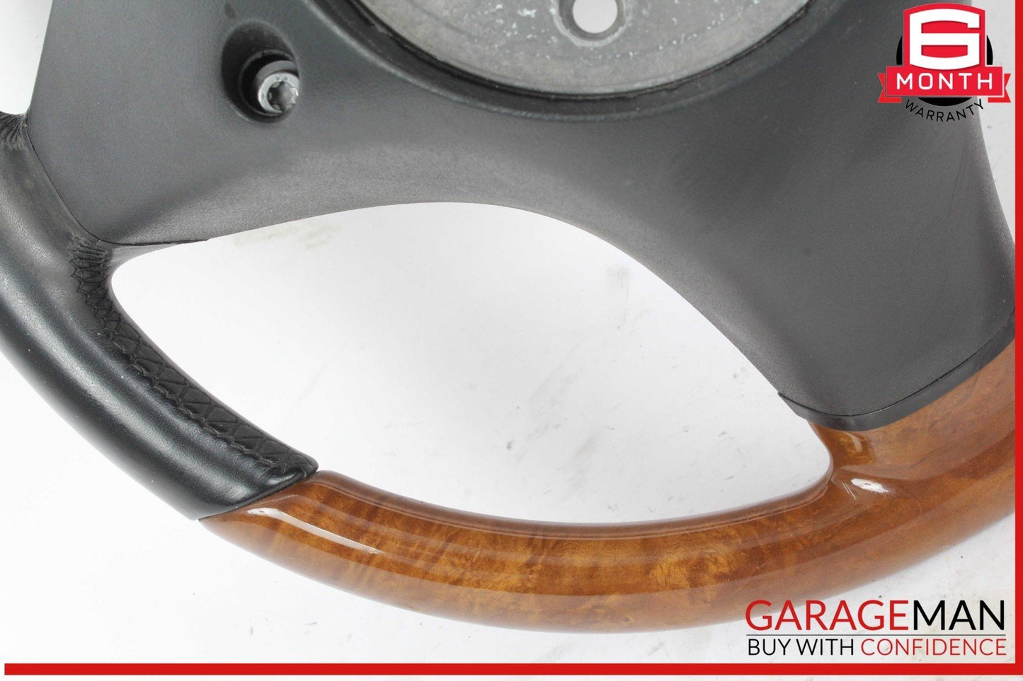 09-12 Mercedes R171 SLK300 SL550 SLK350 3 Spoke Steering Wheel Wood OEM