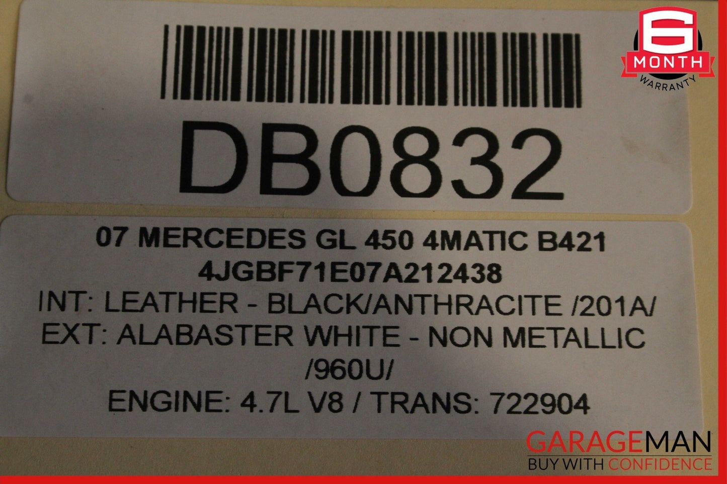06-12 Mercedes X164 GL450 Engine Motor Radiator Cooling Fan Assembly OEM