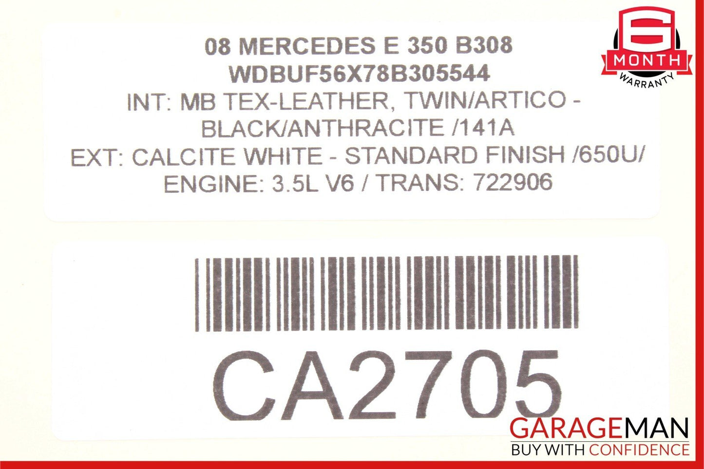 03-09 Mercedes W211 E350 E63 AMG Front Left Door Window Regulator Motor Unit