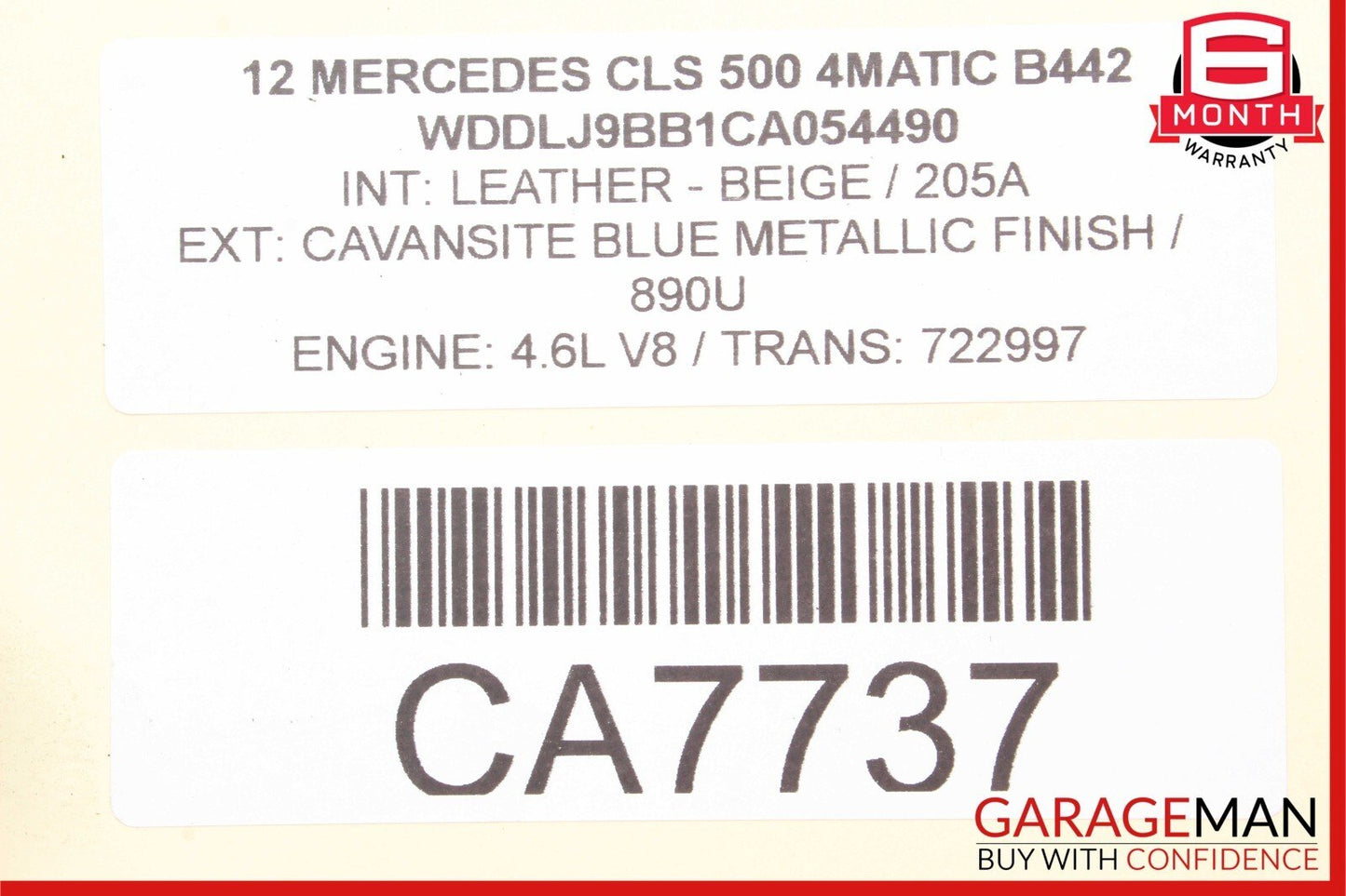 12-16 Mercedes W218 CLS500 Rear Right Wheel Spindle Knuckle Hub Bearing Assy