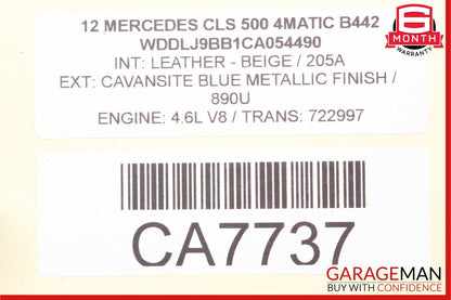 12-16 Mercedes W218 CLS500 Rear Right Wheel Spindle Knuckle Hub Bearing Assy