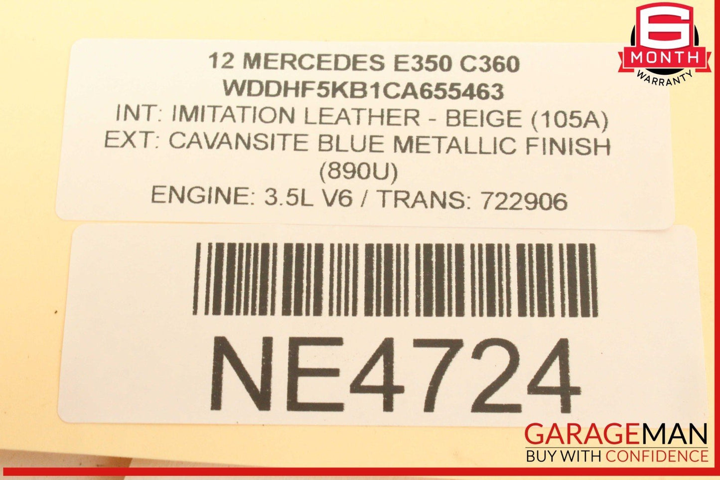 10-16 Mercedes W212 E350 E250 Left Side Dashboard Dash AC A/C Air Vent Trim OEM