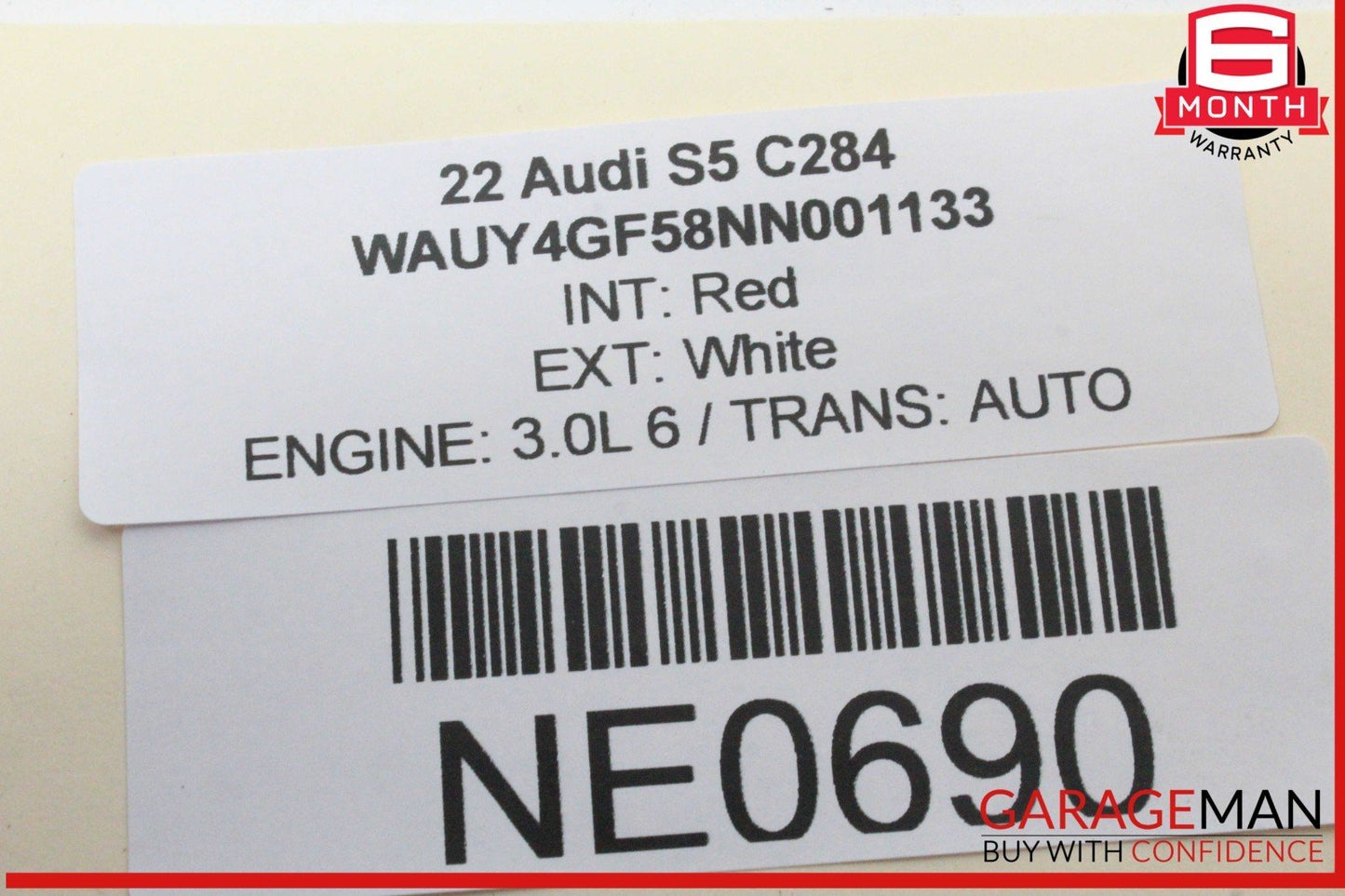 17-24 Audi S5 RS5 A4 Rear Trunk Lock Latch Actuator 8W0827503 OEM
