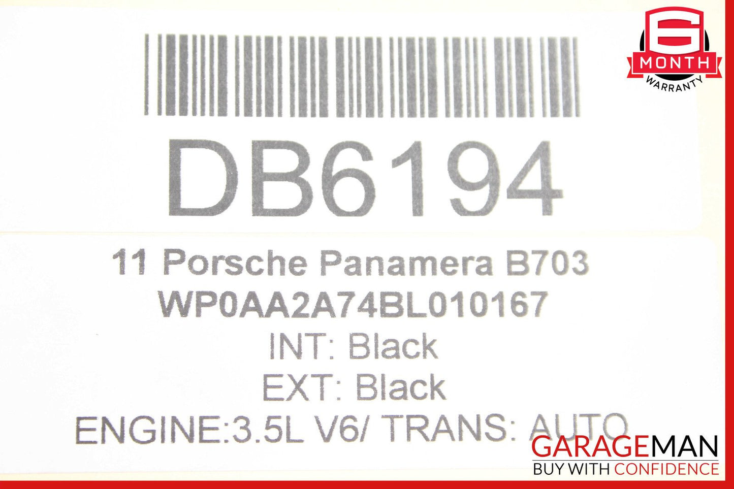 10-16 Porsche Panamera 970 A/C AC Air Conditioning Condenser OEM