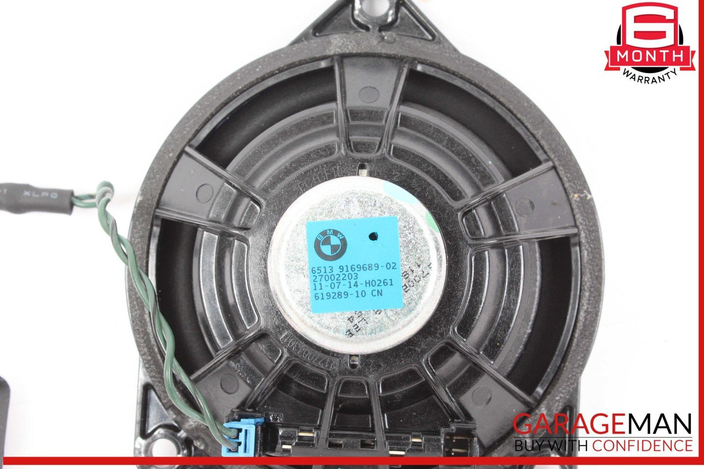 11-16 BMW 528i 535i F10 Rear Left & Right Side Door Midrange w/ Tweeter Speaker